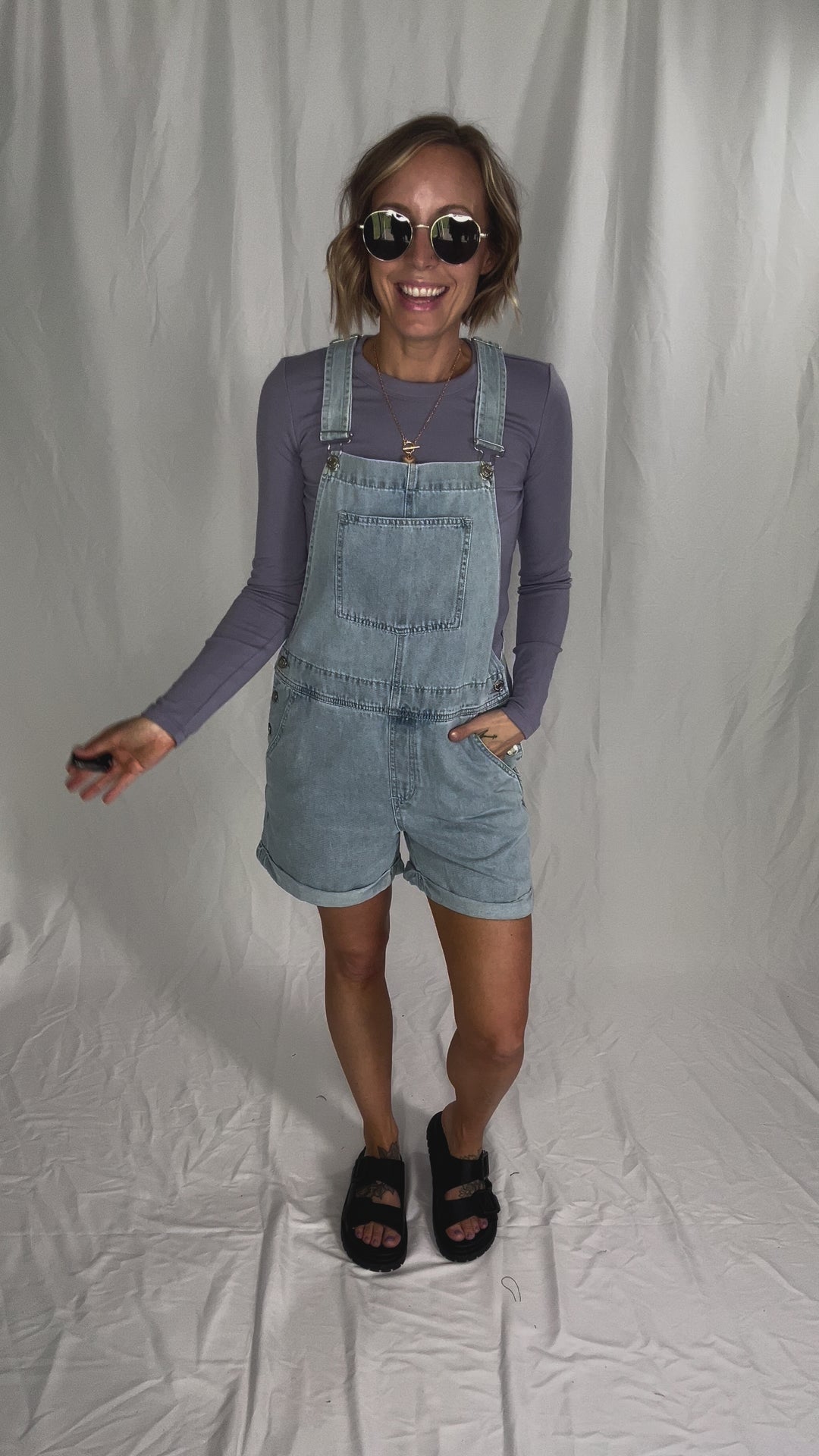 Samantha Round Neck- PERIWINKLE
