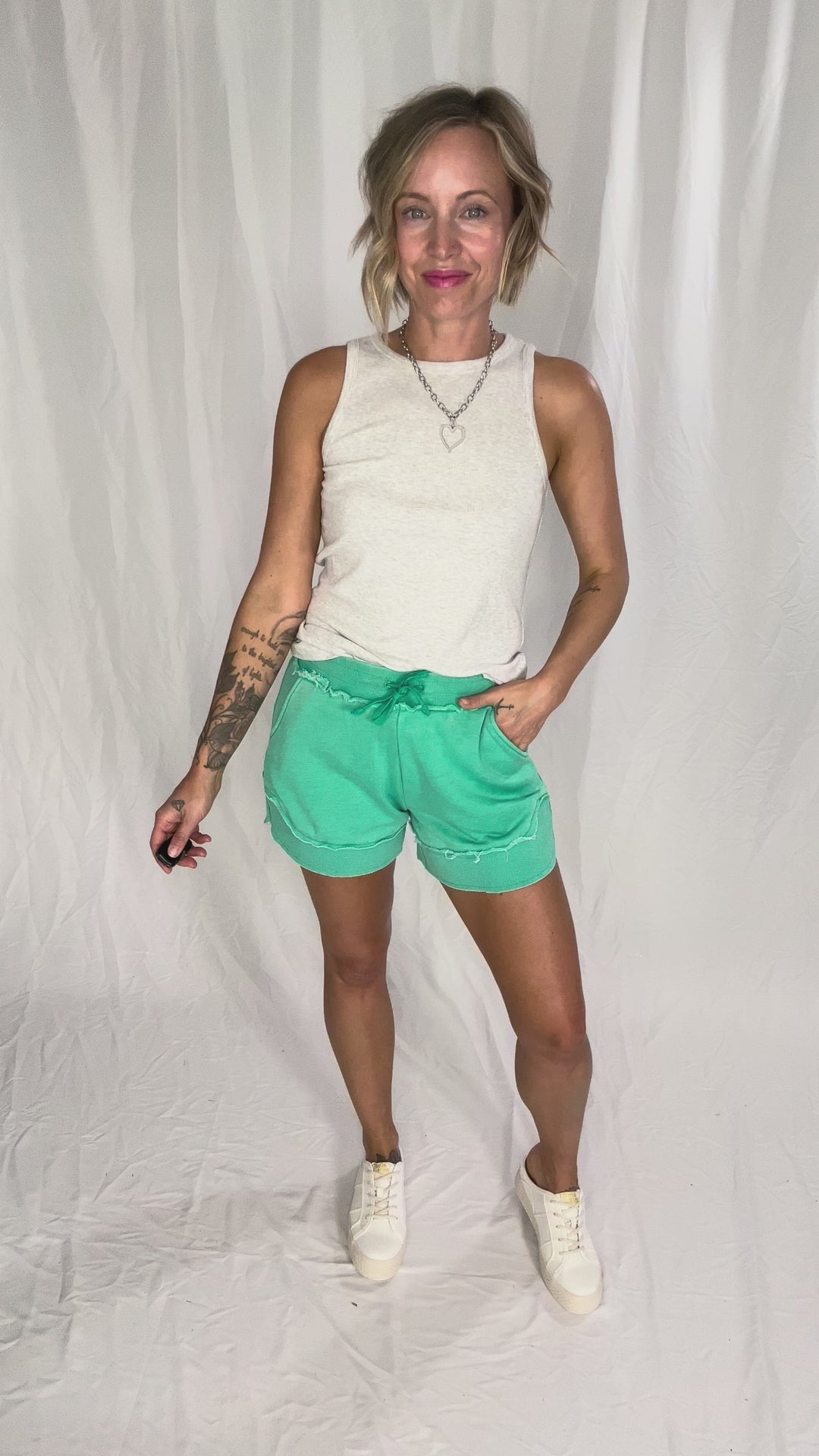 Tara Ribbed Tank- HTHR GREY-FINAL SALE