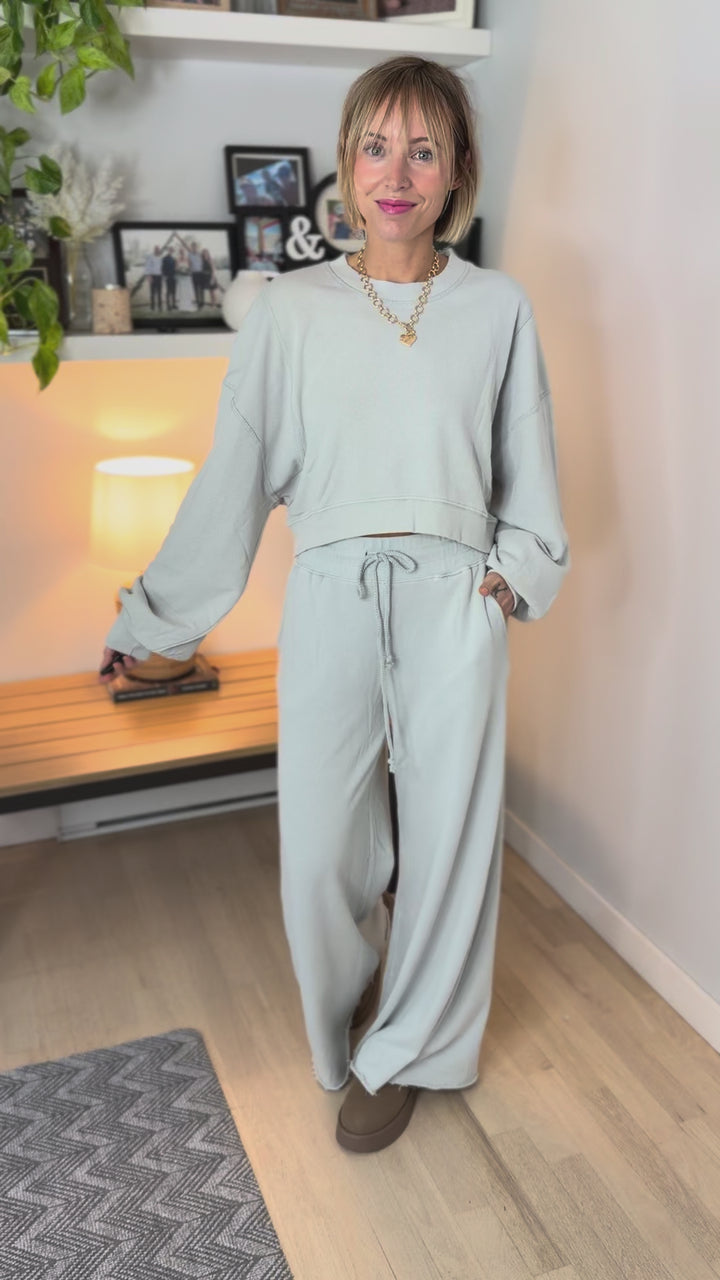 Amora Knit Set- SILVER