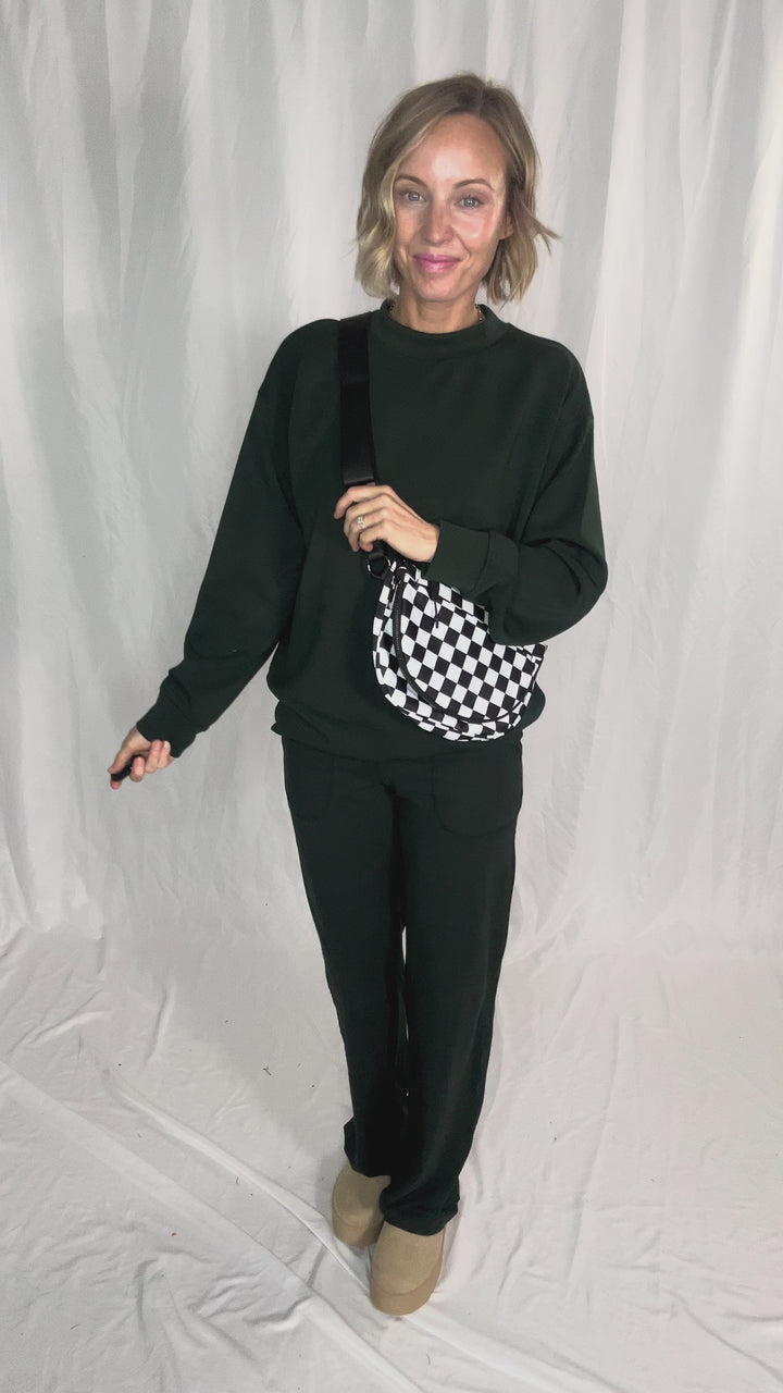 Everett Modal Pullover- REGENCY GREEN