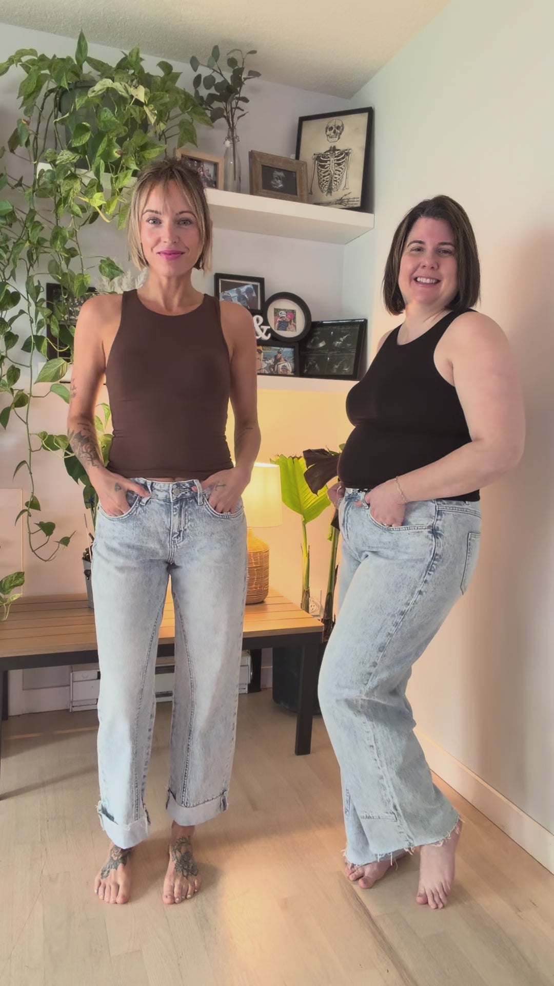 Mica Chester Mid Rise Ankle Straight Leg Jeans- ACID LIGHT