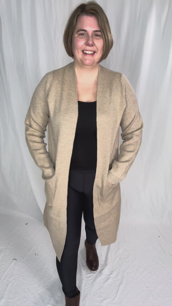VERO MODA Saba Pocket Coatigan- SILVER MINK