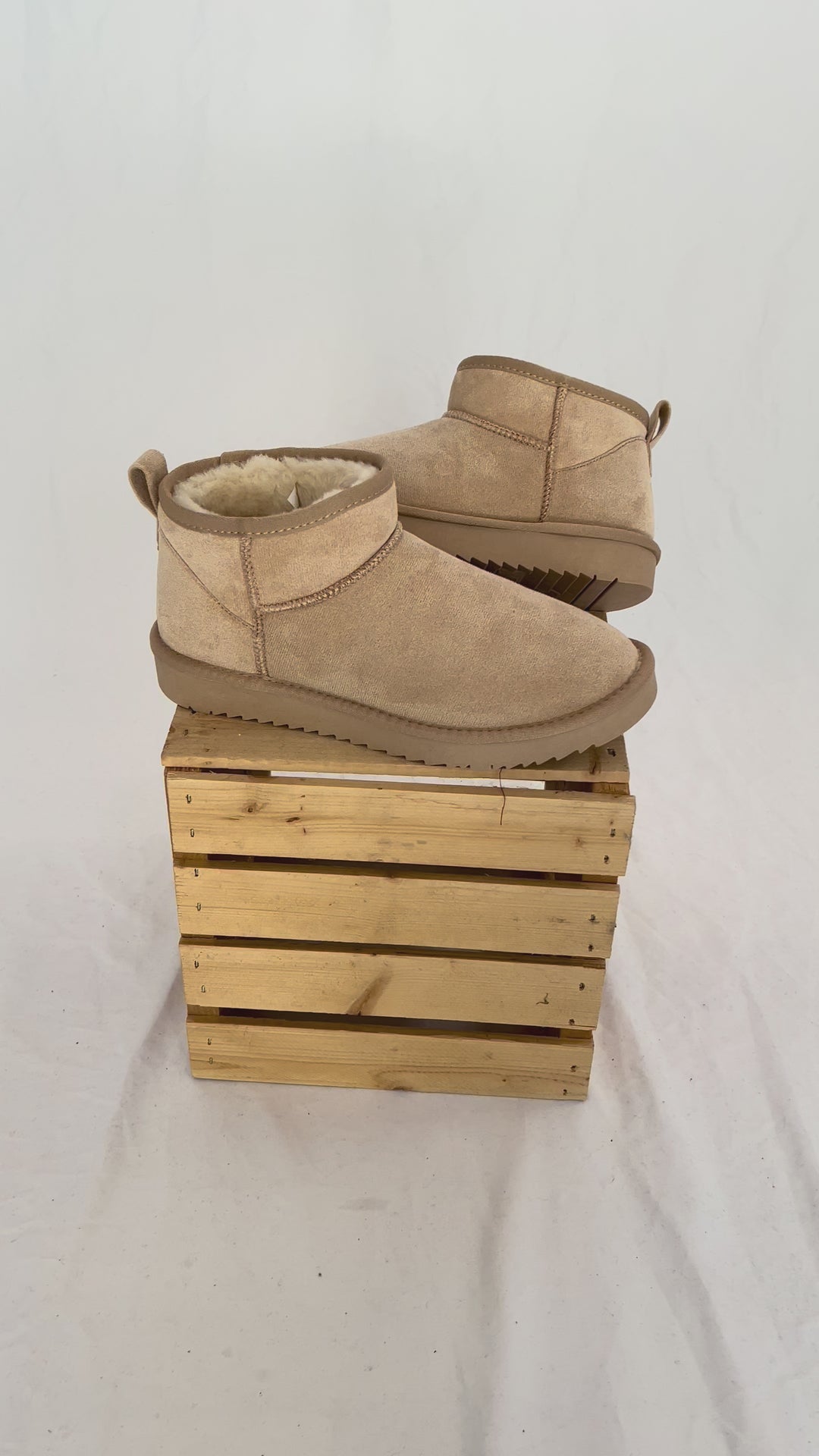 Teagan Faux Fur Boot- OAT