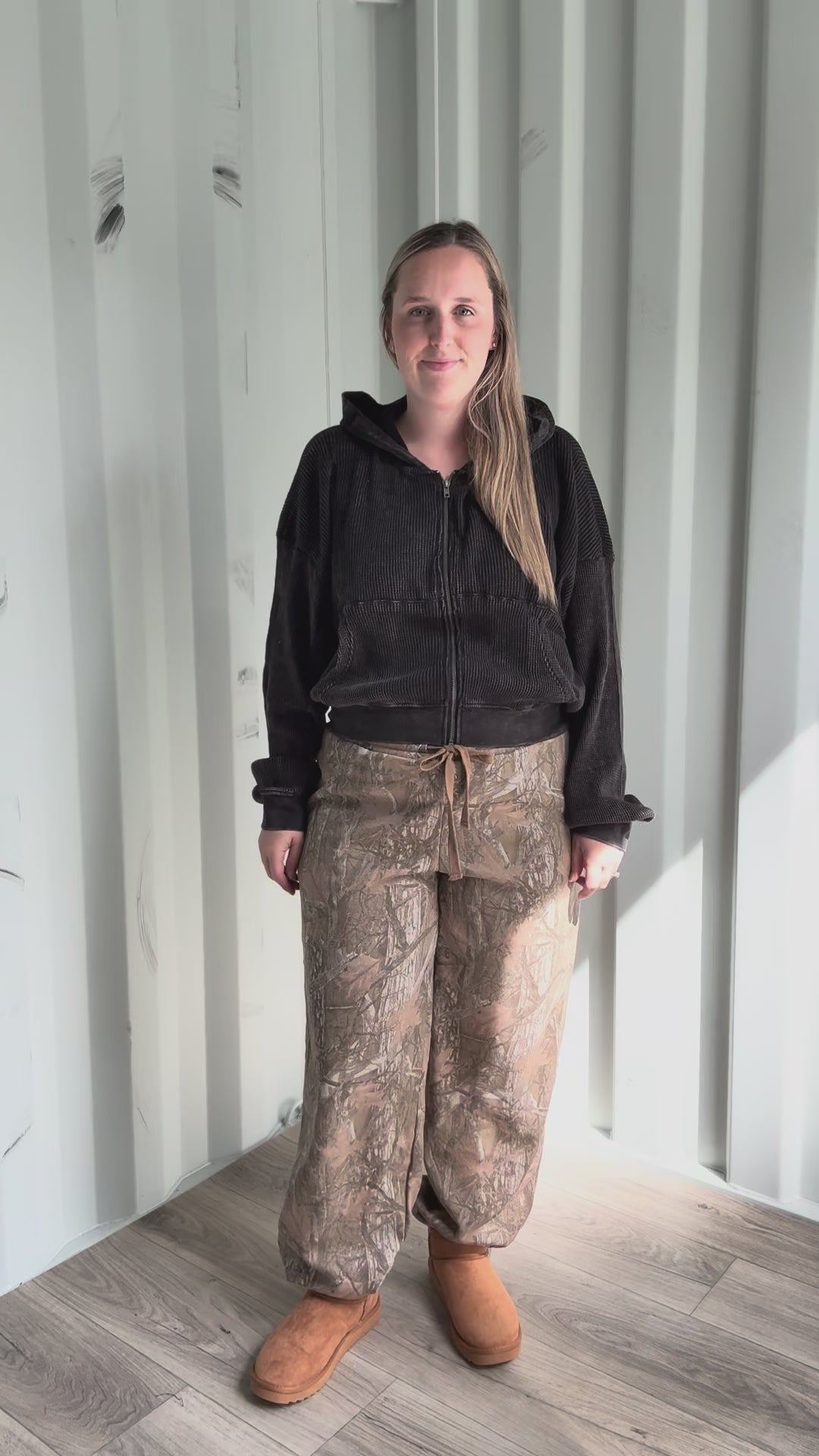 Ellison Camo Jogger- BROWN