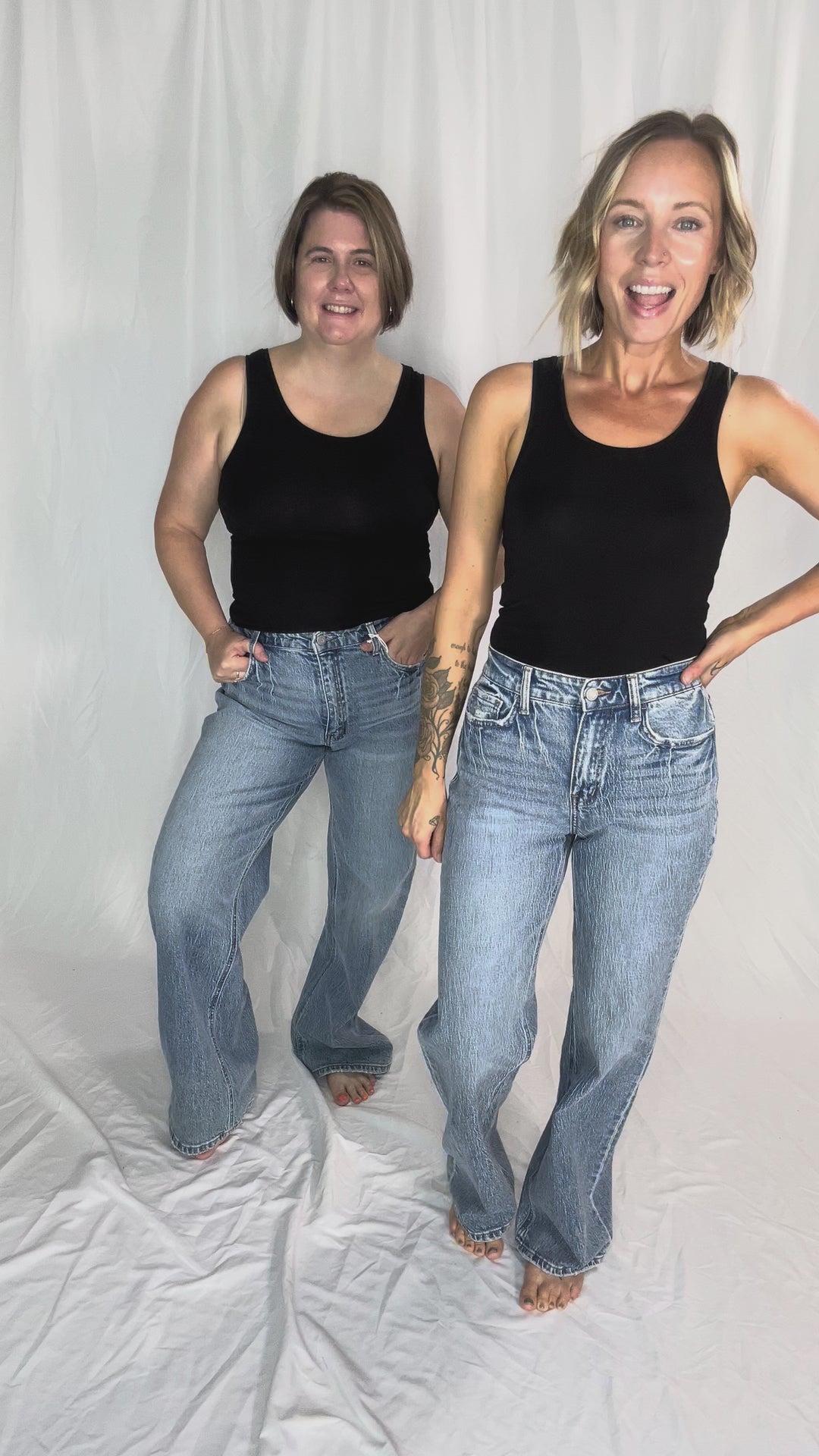 VERVET Libby 90's Wide Leg Jean- MEDIUM