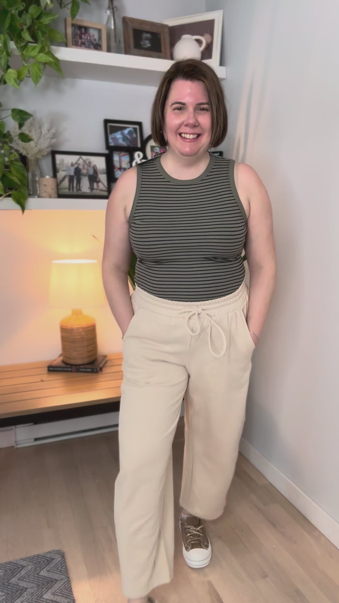 Briar Barrel Sweatpants- TAUPE