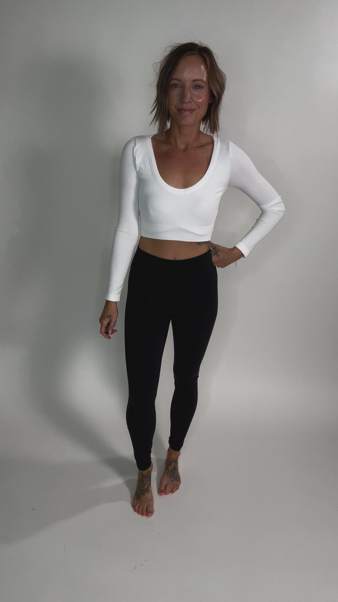 MONO B Tatum High Waist Legging- BLACK-FINAL SALE