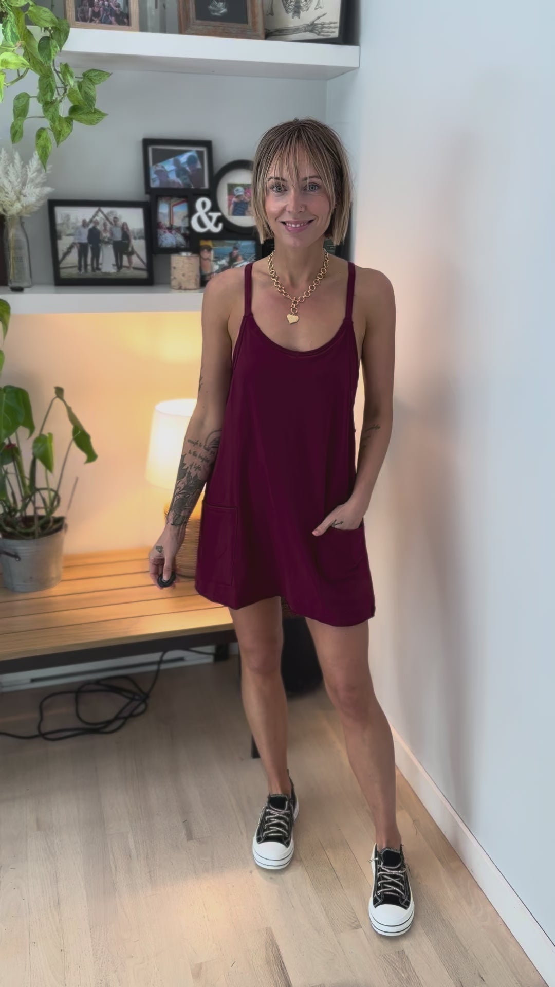 Isla Romper Dress- CABARNET