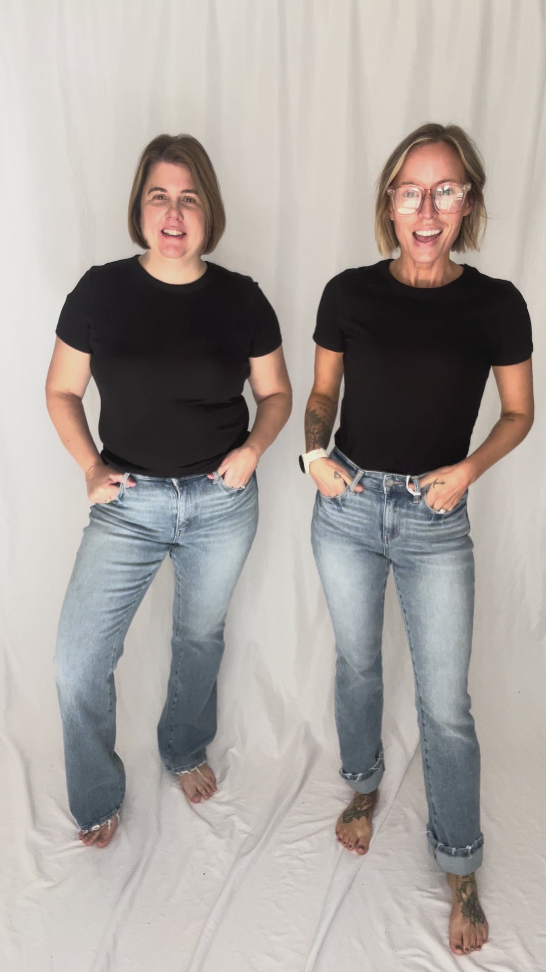 VERVET Allure High Rise Bootcut Jeans- LIGHT WASH
