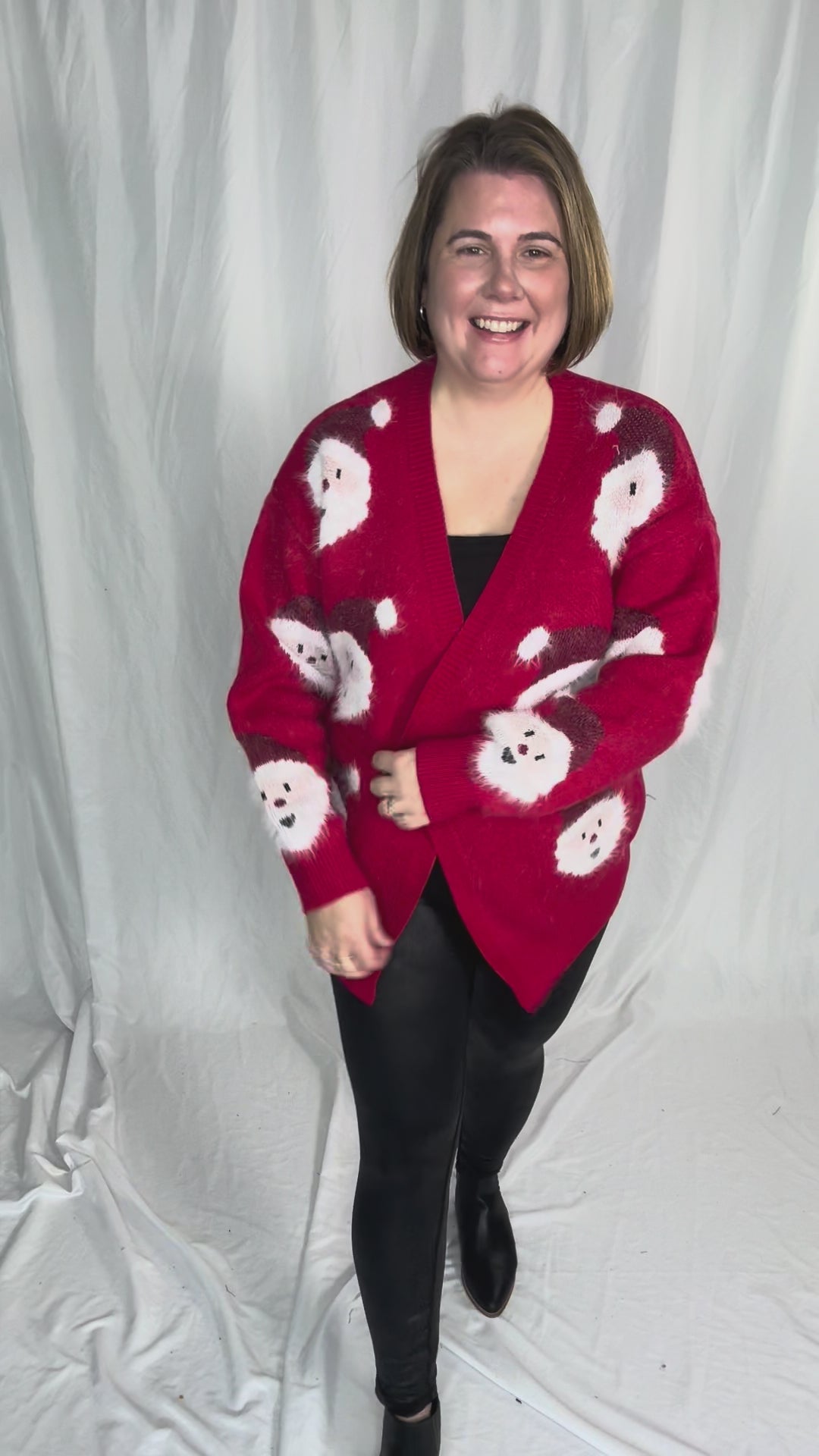 Polar Haze Faux Leather Legging