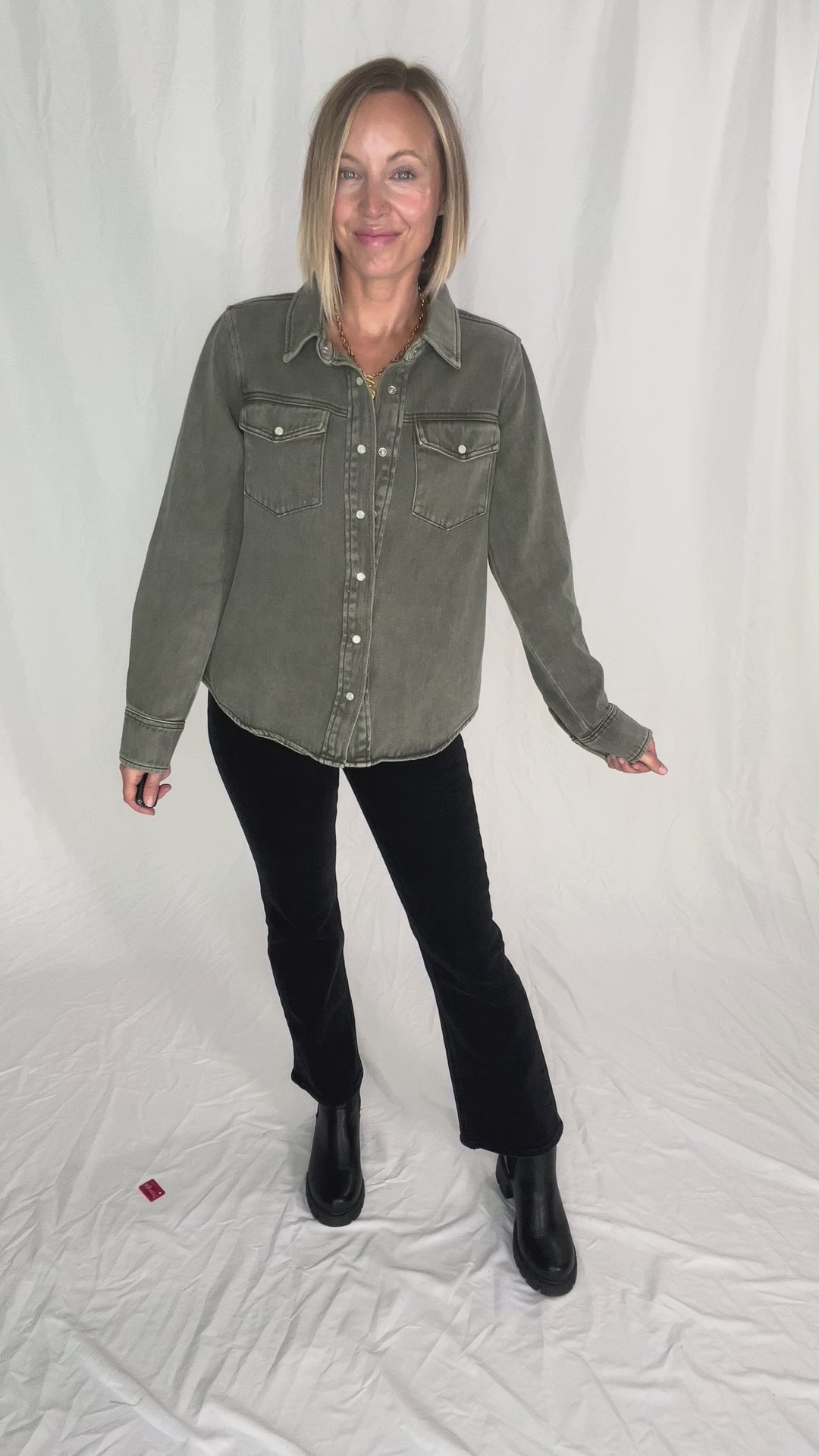 THREAD & SUPPLY Pippin Jacket- OLIVE