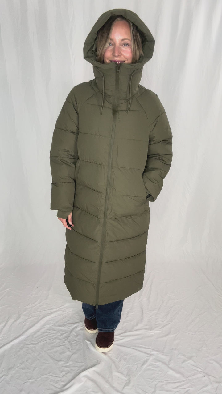 VERO MODA Water Repllent Elanor Long Coat- GRAPE LEAF