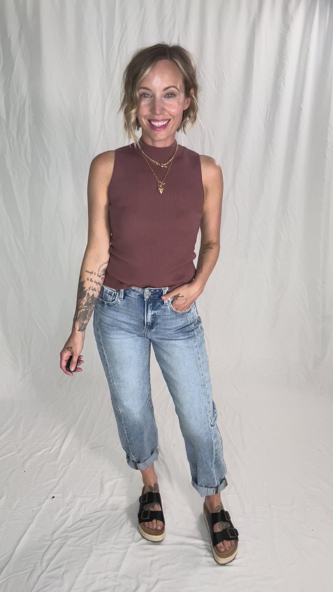 Risen Cruz Barrel Jean- MEDIUM WASH-FINAL SALE