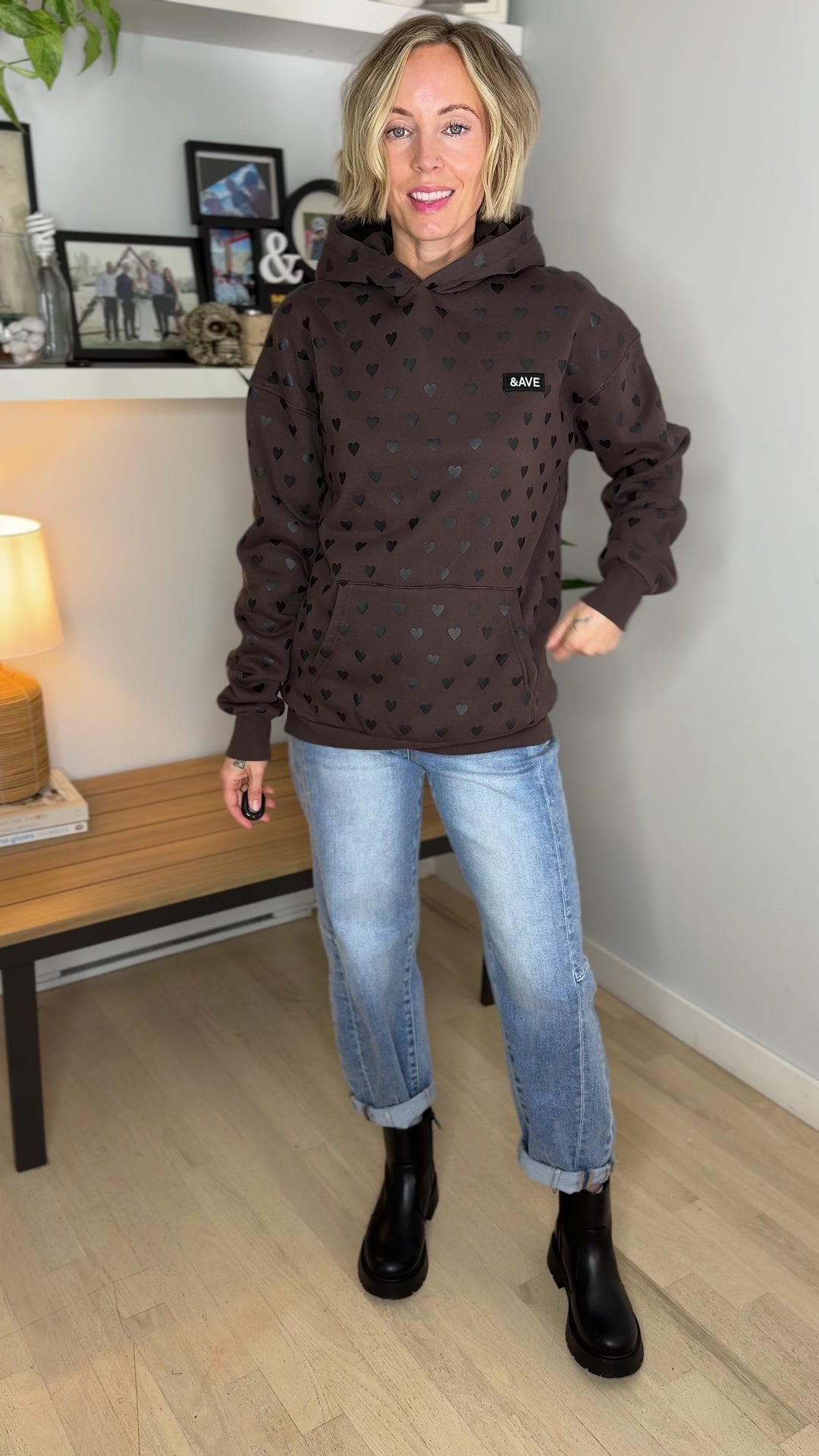 AMPERSAND Comfort Zone Hoodie- HEART & SOUL