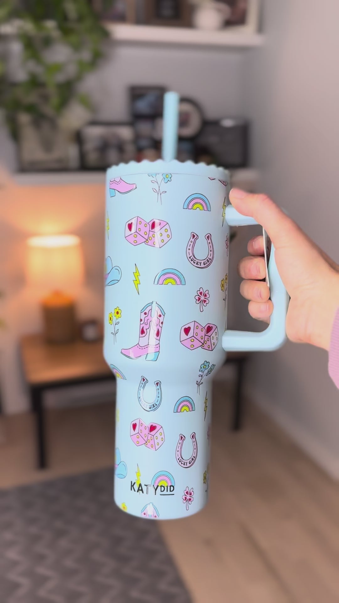 Lucky Girl Western Tumbler- MINT