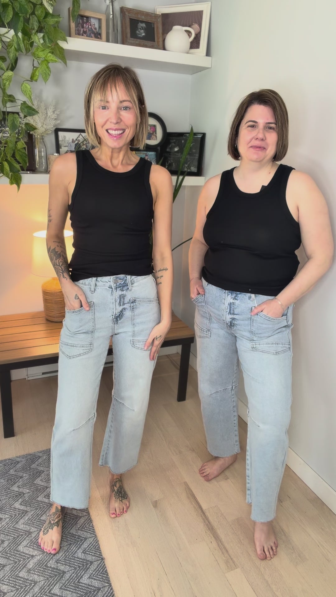 Vervet Bria High Rise Barrel Jeans- LIGHT WASH