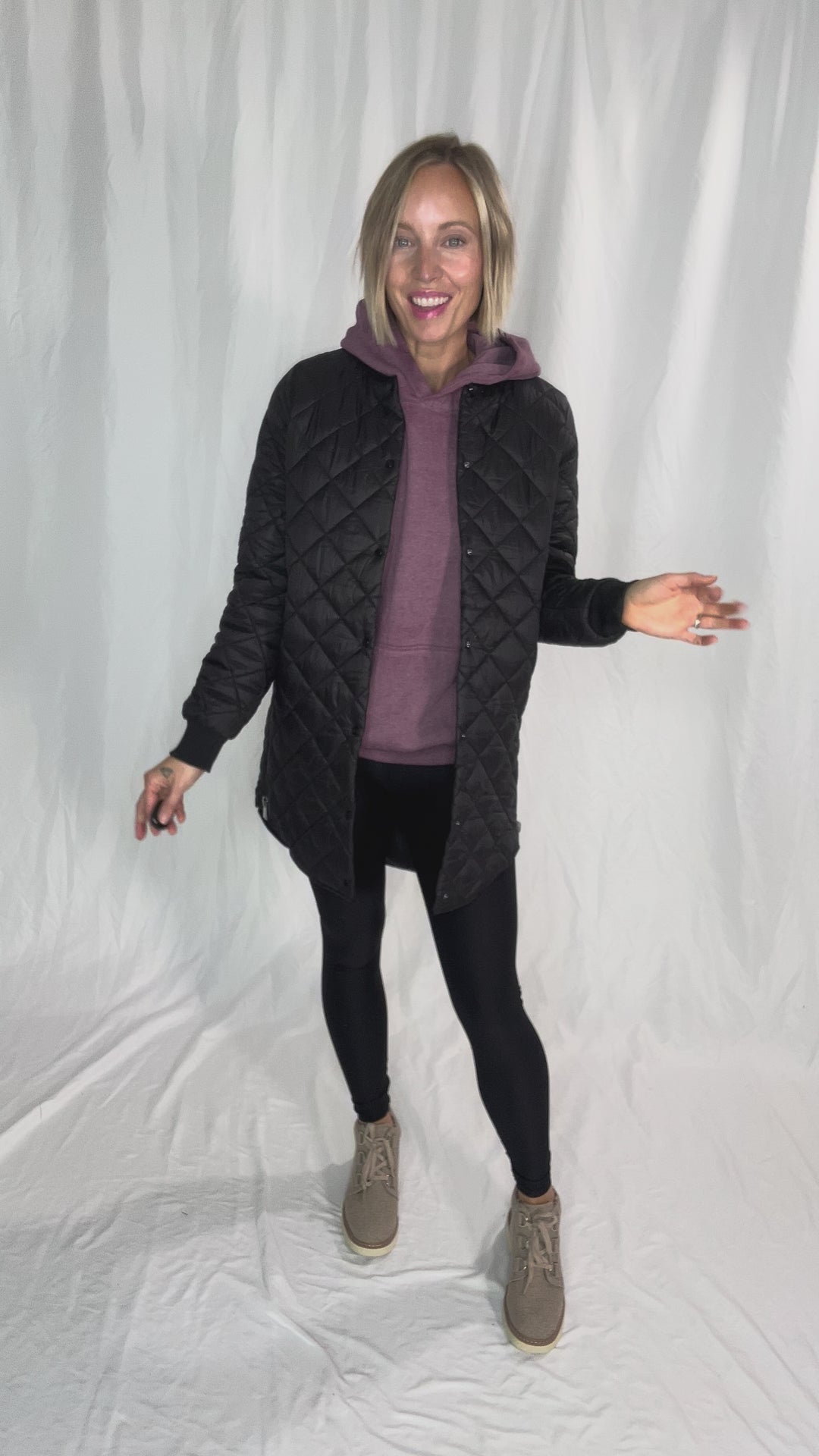VERO MODA Haylee Quilted Jacket- BLACK-FINAL SALE