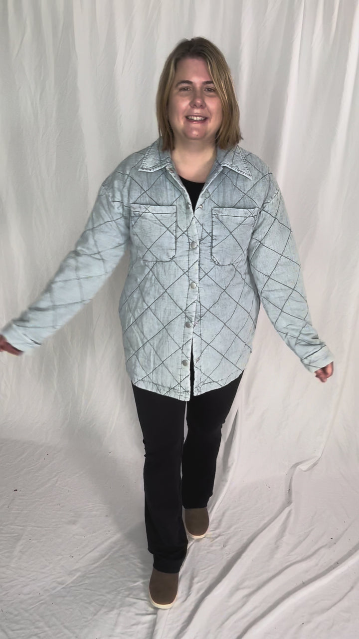 Leo Quilted Tencel Jacket