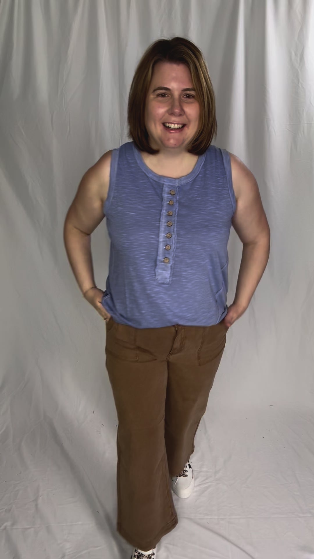 THREAD & SUPPLY  Loretta Pant- TOFFEE
