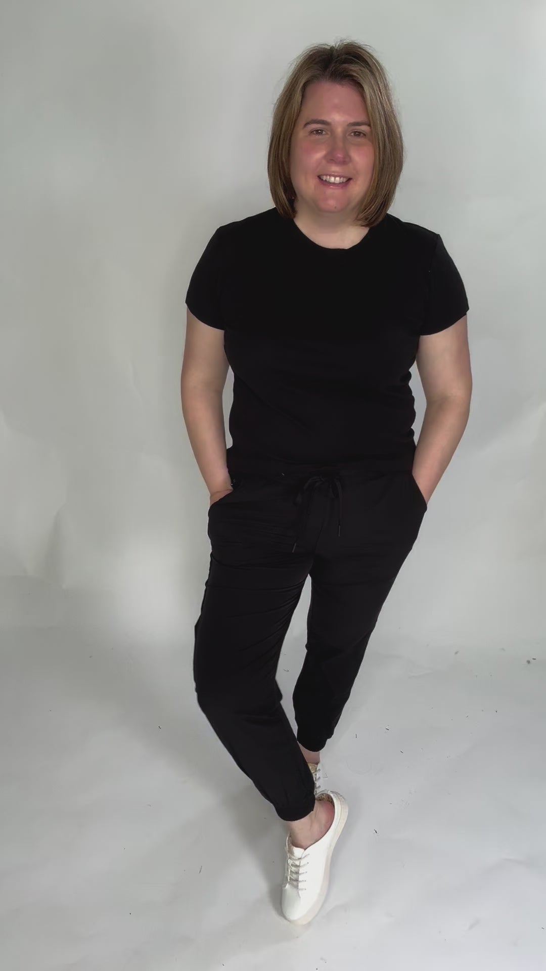 THREAD & SUPPLY Zuzana Jogger- BLACK-FINAL SALE