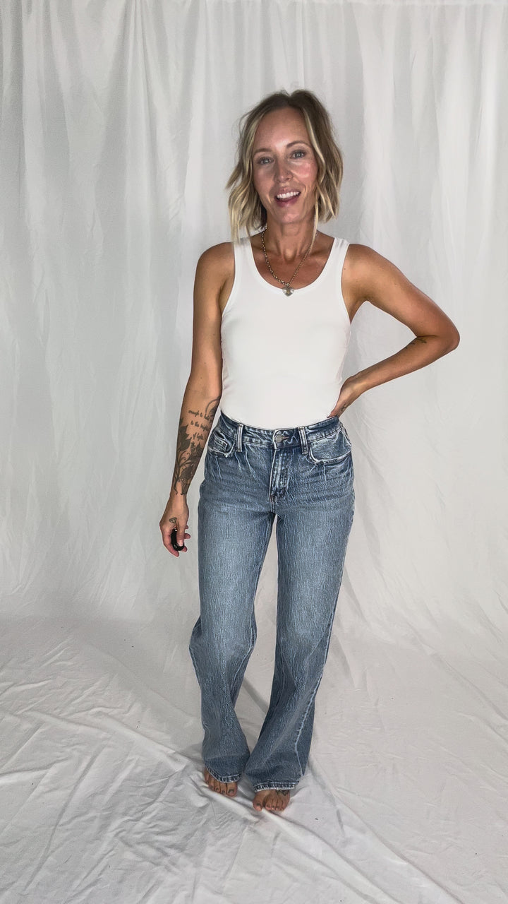 VERVET Libby 90's Wide Leg Jean- MEDIUM