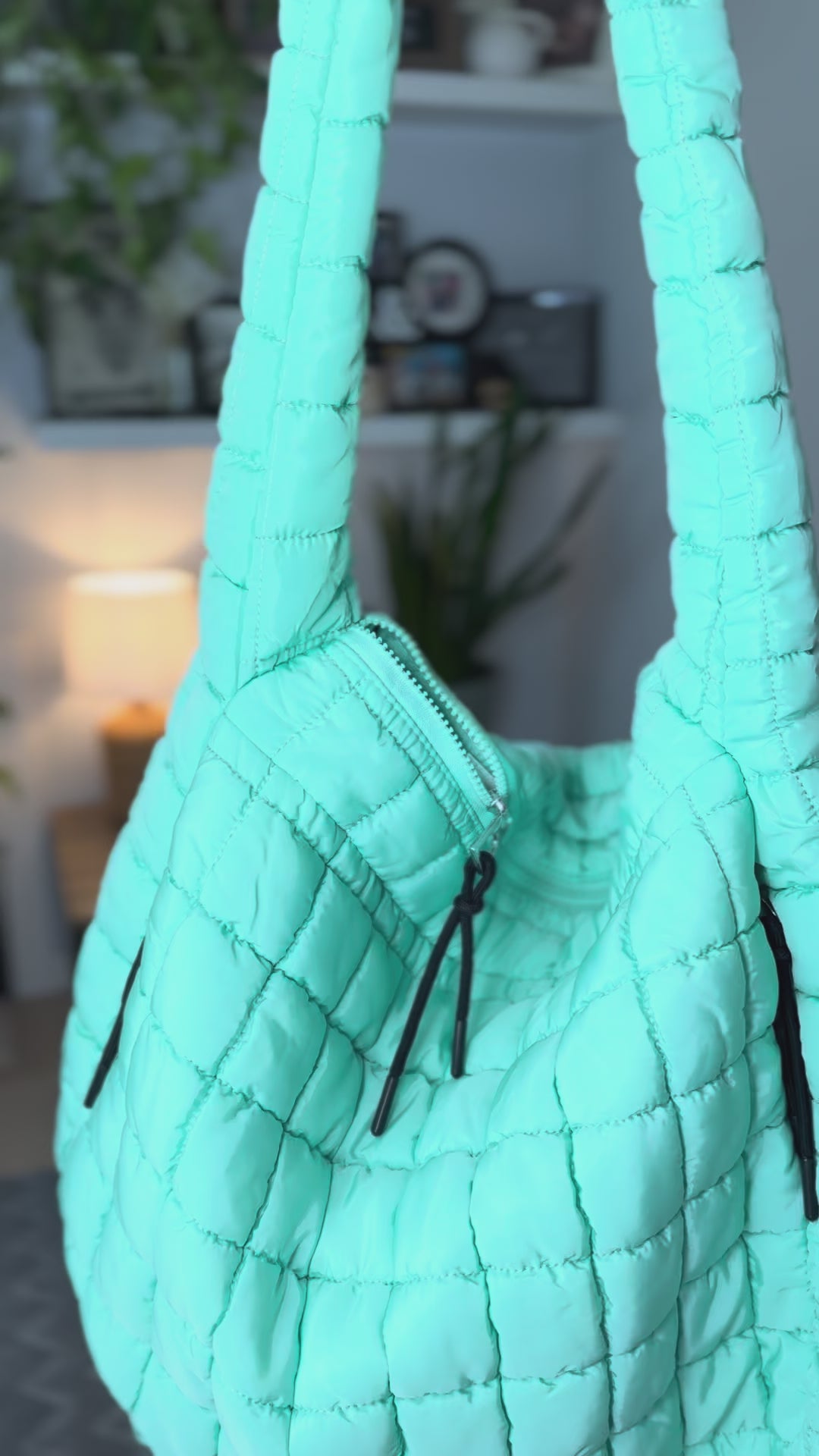 Stevie Hobo Tote Bag- MINT