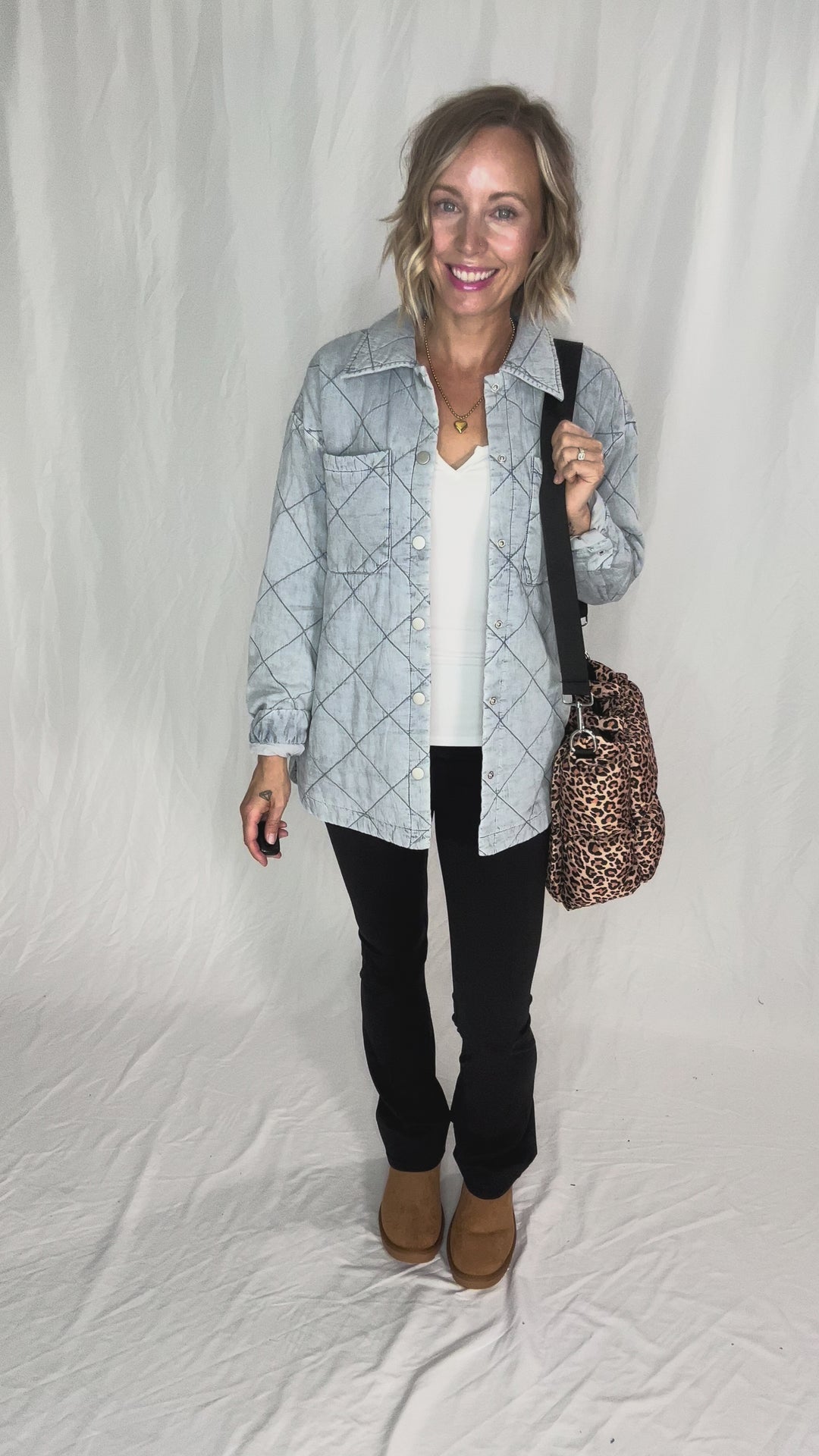 Leo Quilted Tencel Jacket
