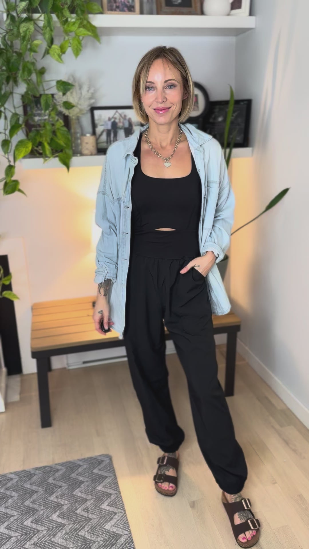 Only The Best Jumpsuit- BLACK