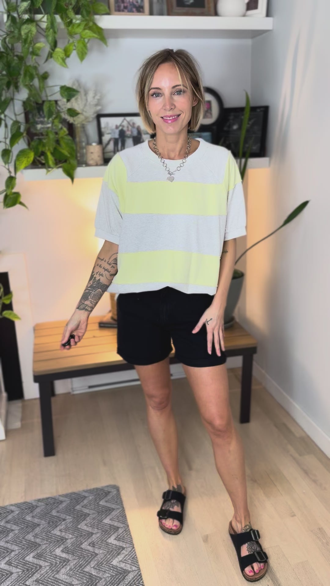 River Rugby Short Sleeve Pullover- LIGHT HEATHER GREY