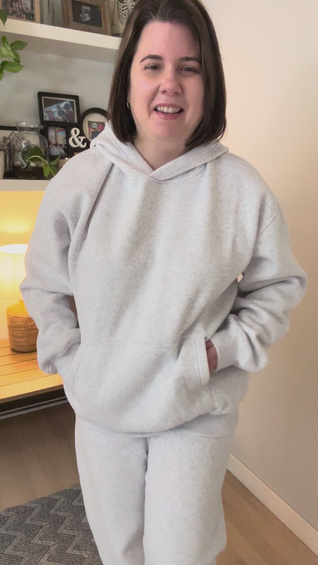 Dami Cloud Fleece Sweatpants- ASH GREY