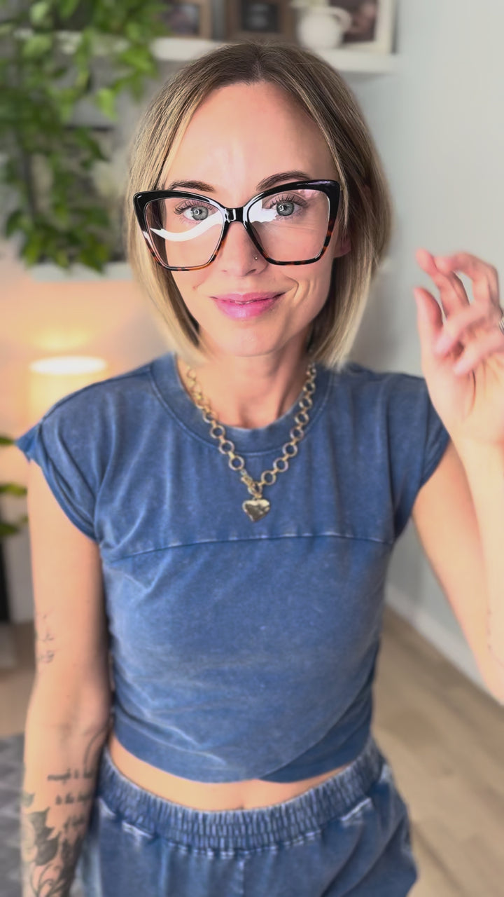 Angled Cat Eye Blue Light Blocking Glasses (ALL COLOURS)