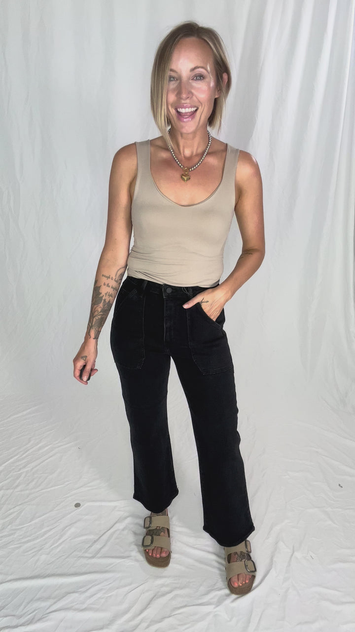 Justina Seamless Tank Top- ASH MOCHA