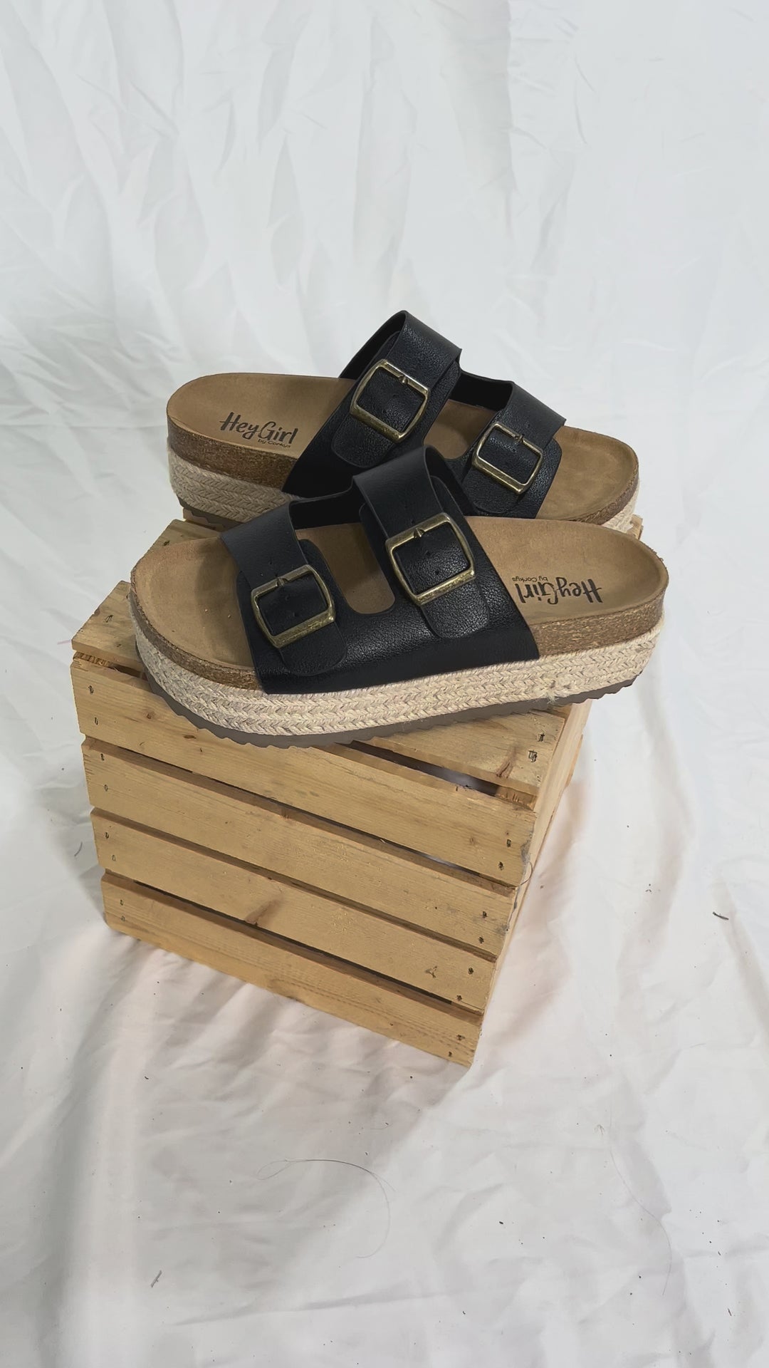 CORKYS No Filter Sandal- BLACK-FINAL SALE