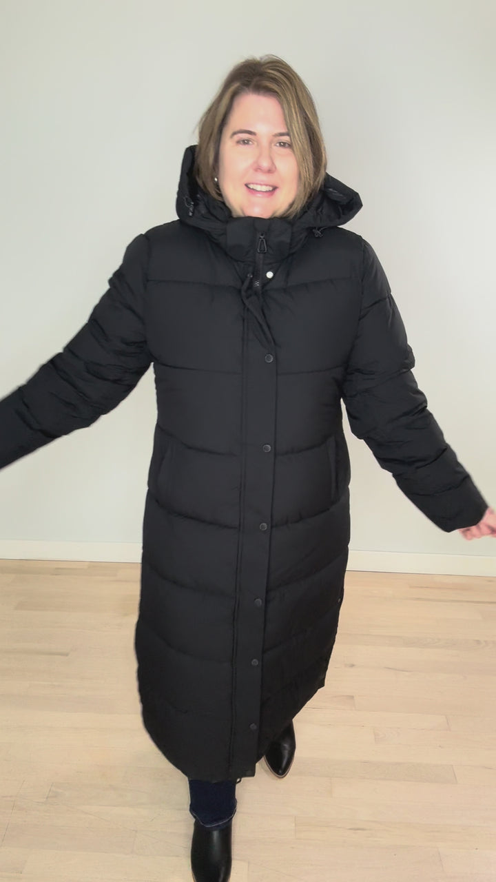 ONLY Premium Puff XLong Jacket- BLACK