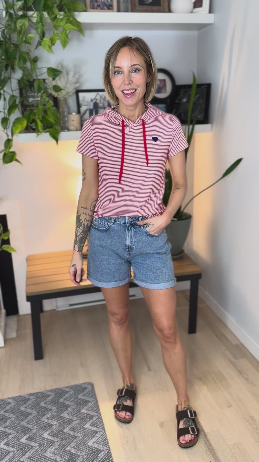 ONLY Vega High Waist Mom Shorts- LIGHT DENIM