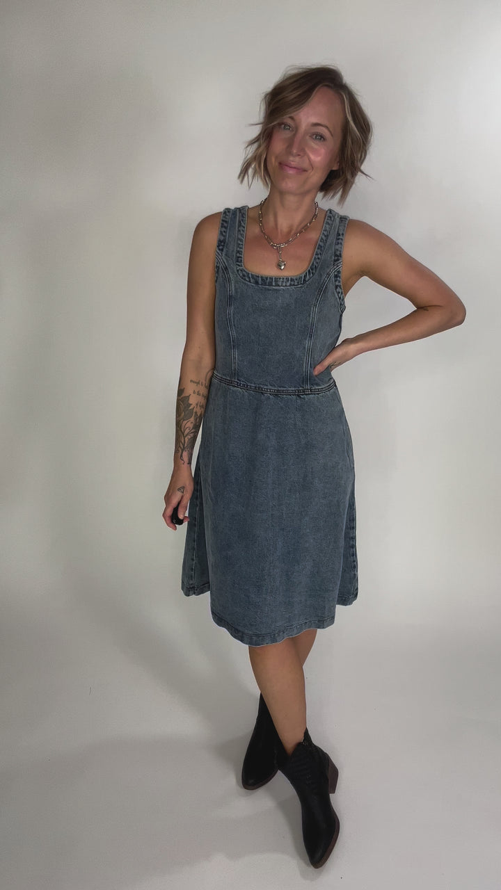 THREAD & SUPPLY Monie Denim Dress-FINAL SALE