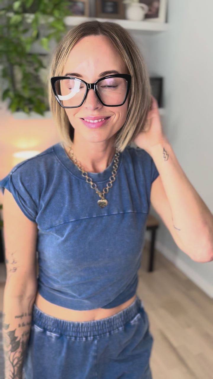 Angled Cat Eye Blue Light Blocking Glasses (ALL COLOURS)