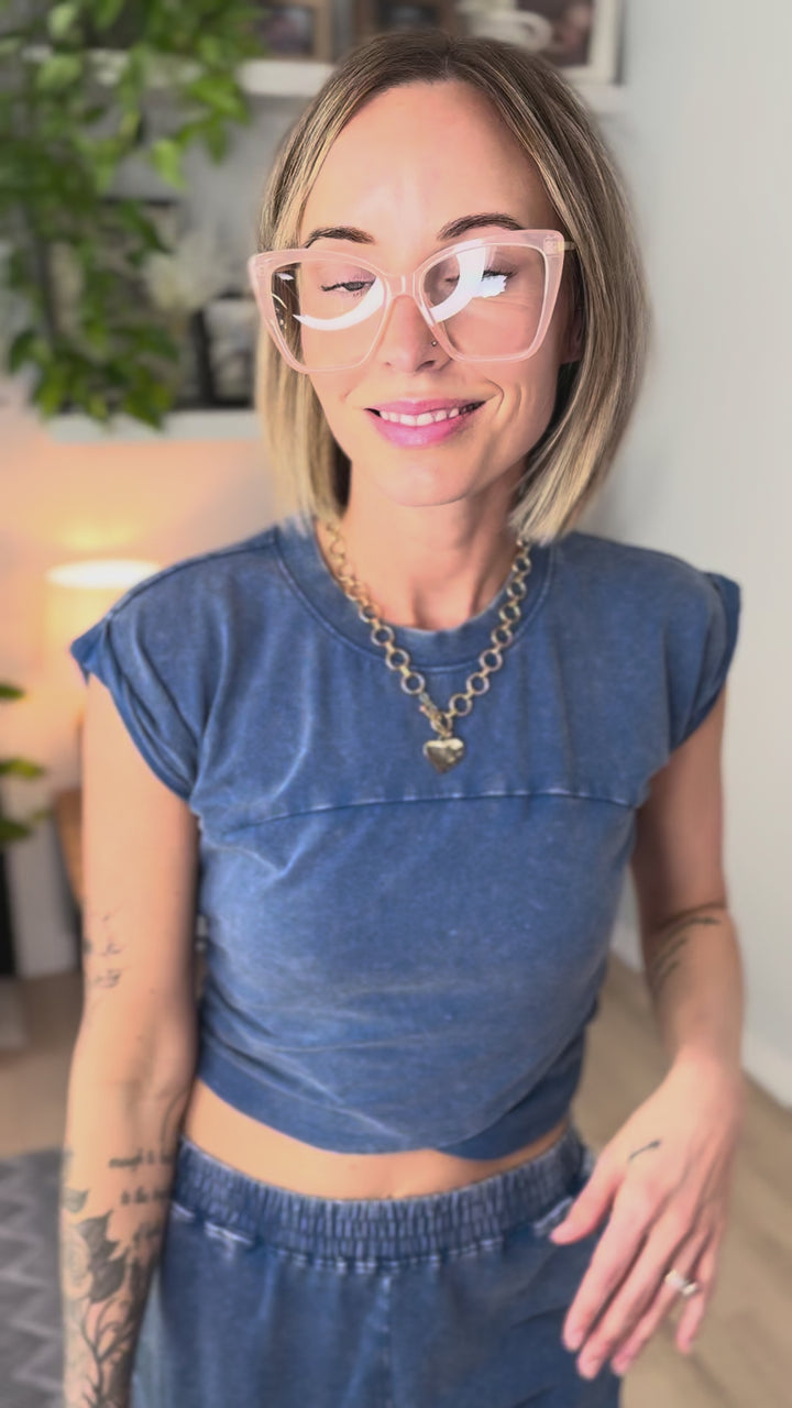 Round Eye Blue Light Blocking Glasses (ALL COLOURS)