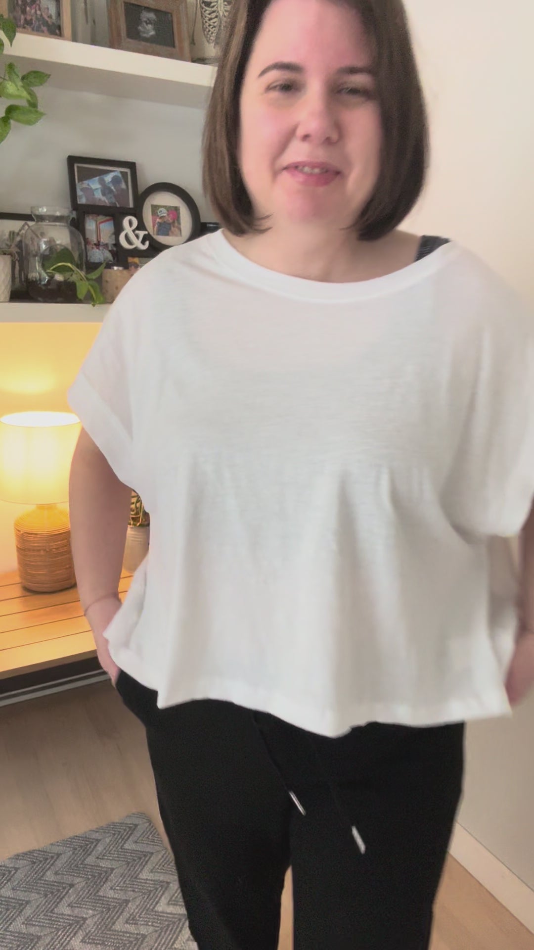 Bliss Brushed Fleece Lounge Pants- BLACK