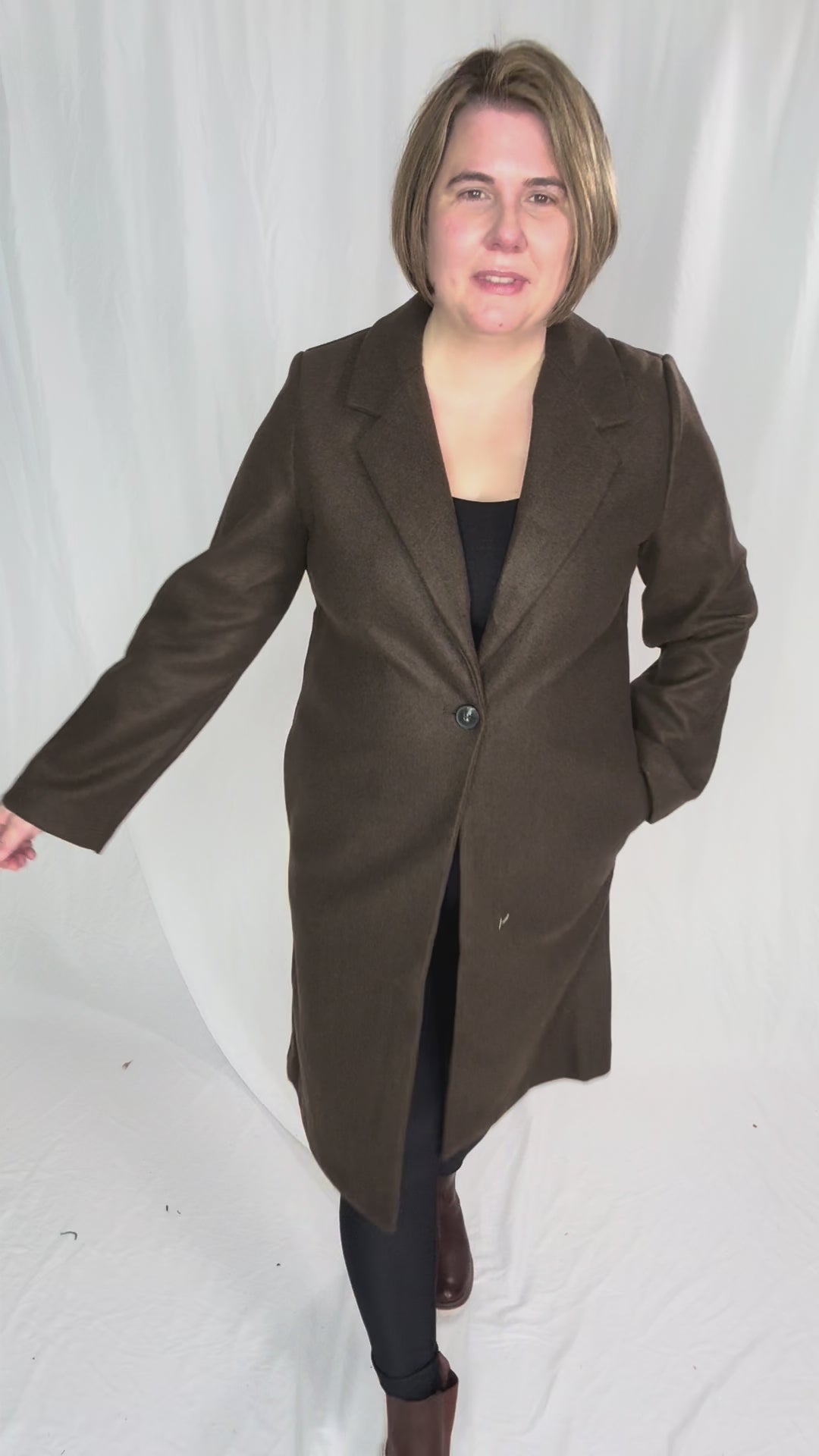 Jordan Longline Jacket- ESPRESSO