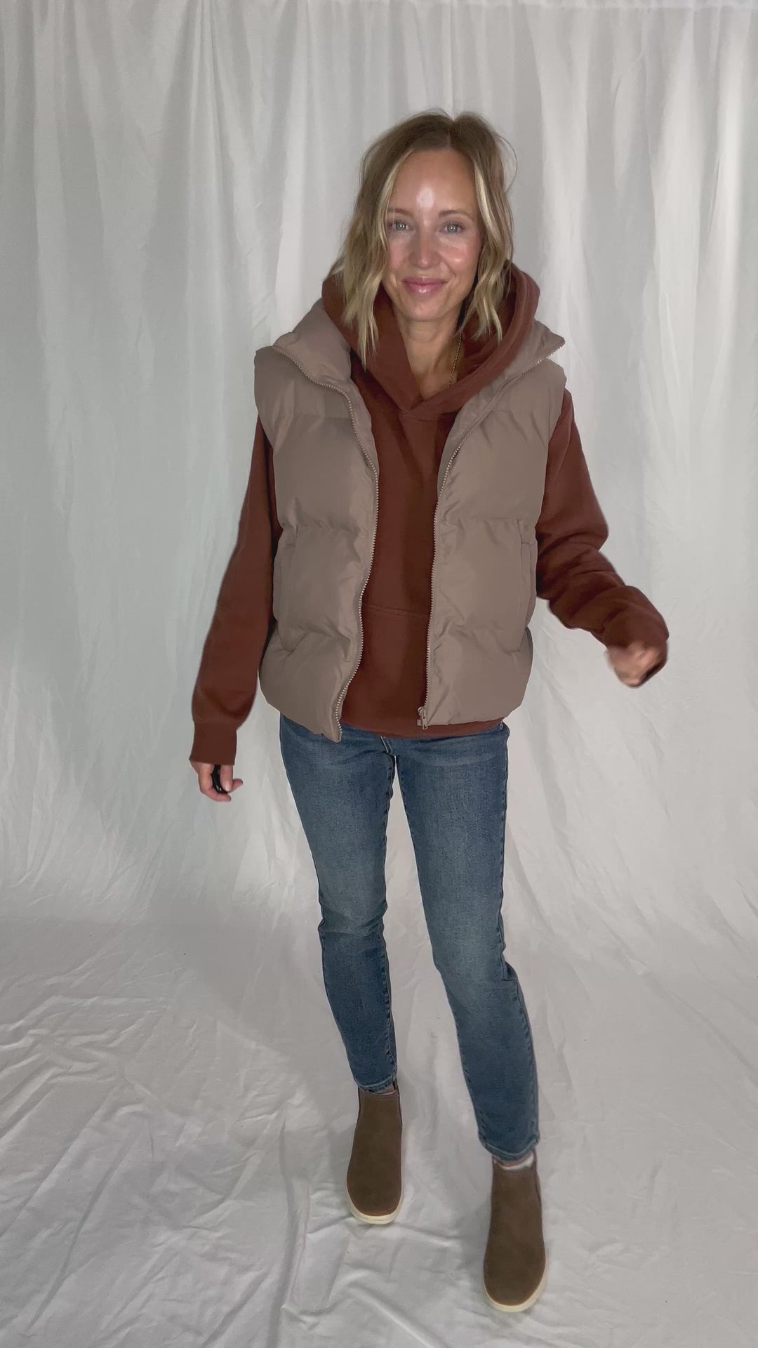Bronte Classic Hoodie- CHESTNUT