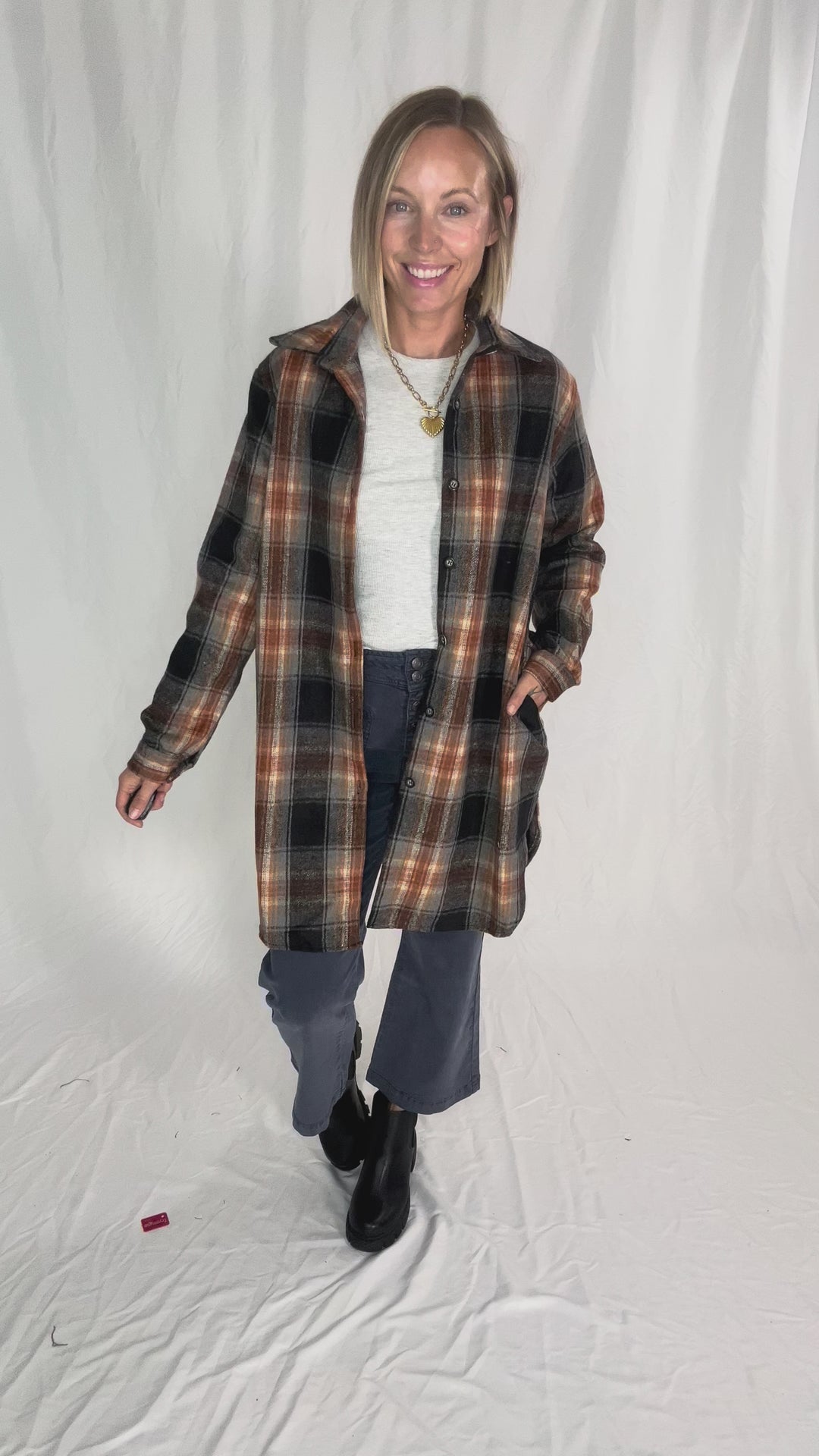 Renfrew Plaid Shacket- BLACK MULTI