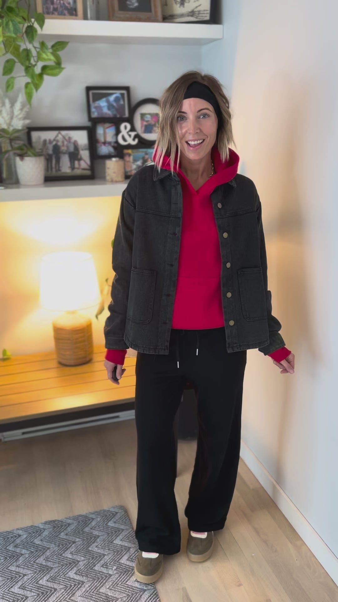 Patina Vintage Denim Jacket- BLACK