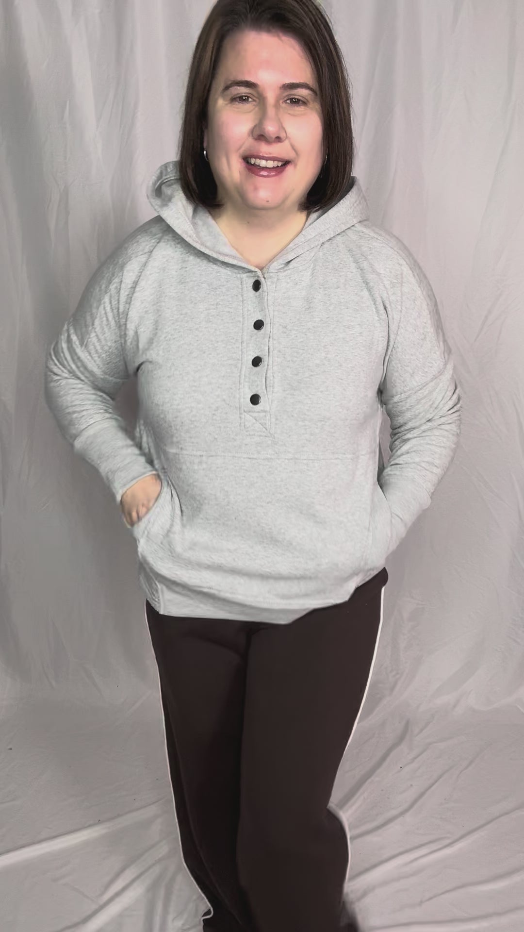 Nancy Modal Straight Leg Pant- ESPRESSO/CREAM