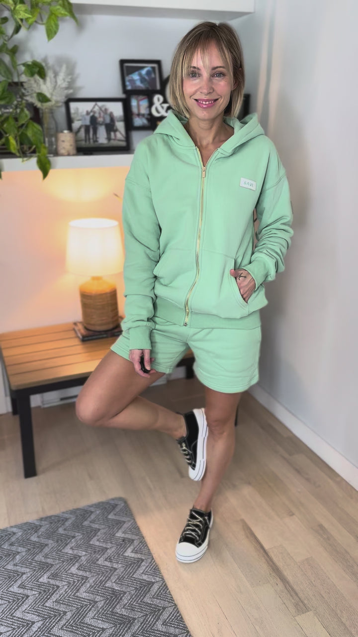 AMPERSAND AVE Comfort Zone Shorts- MINT