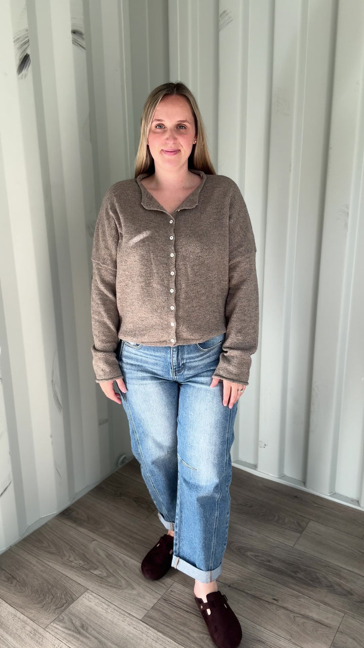Piper Cardigan- MOCHA