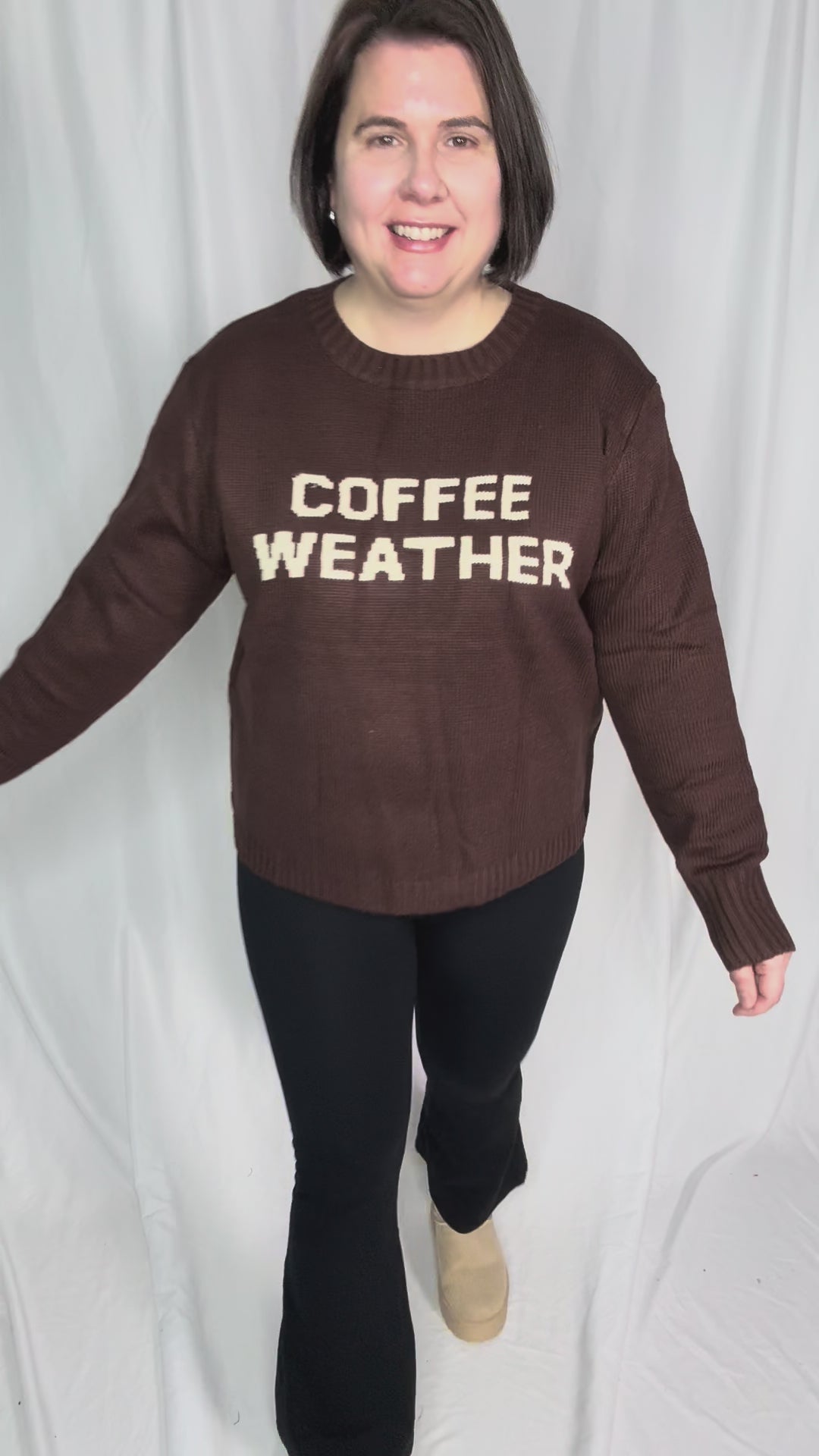 Coffee Weather Knit Sweater