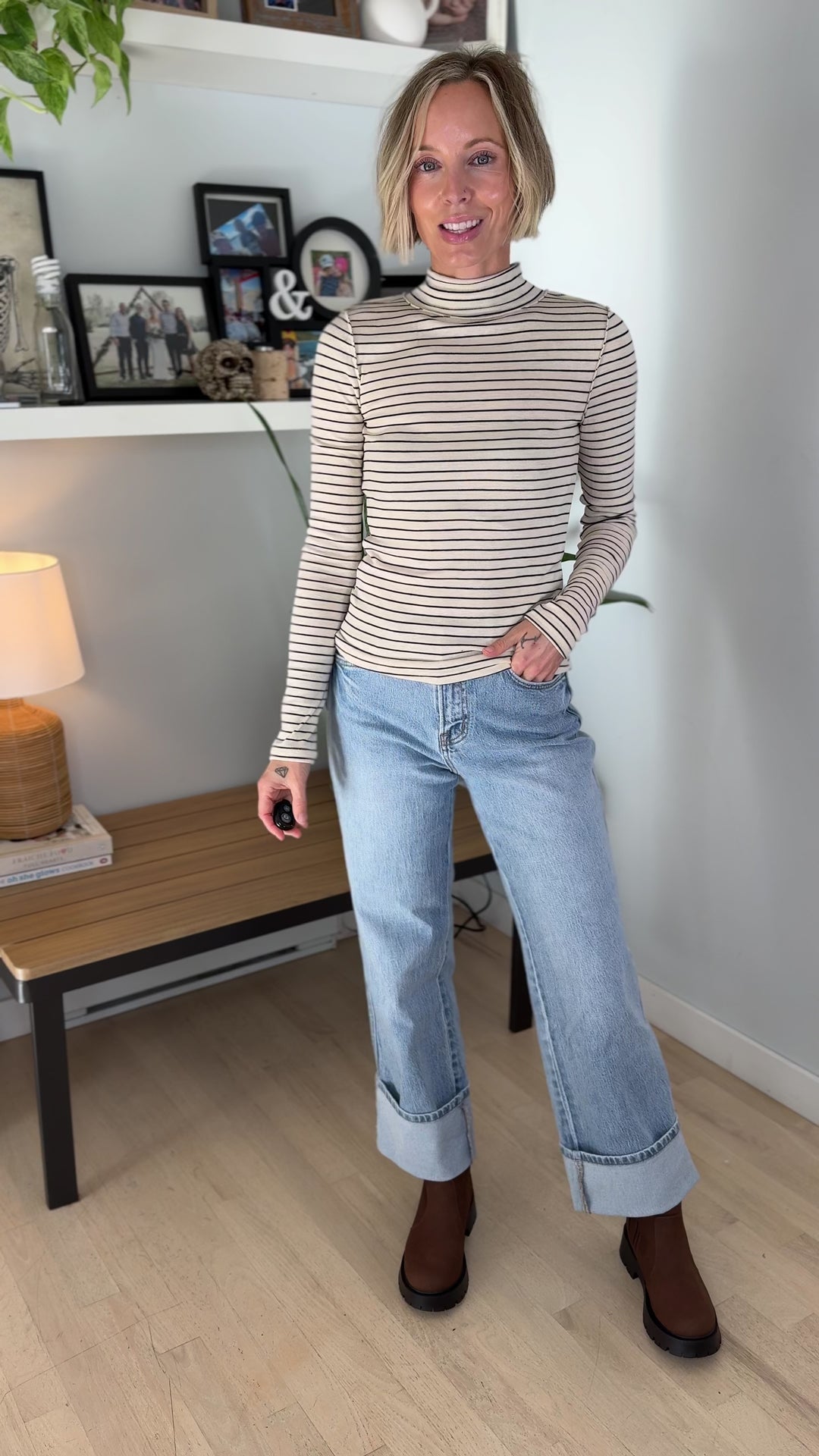 Maryan Mock neck Long Sleeve- CREAM