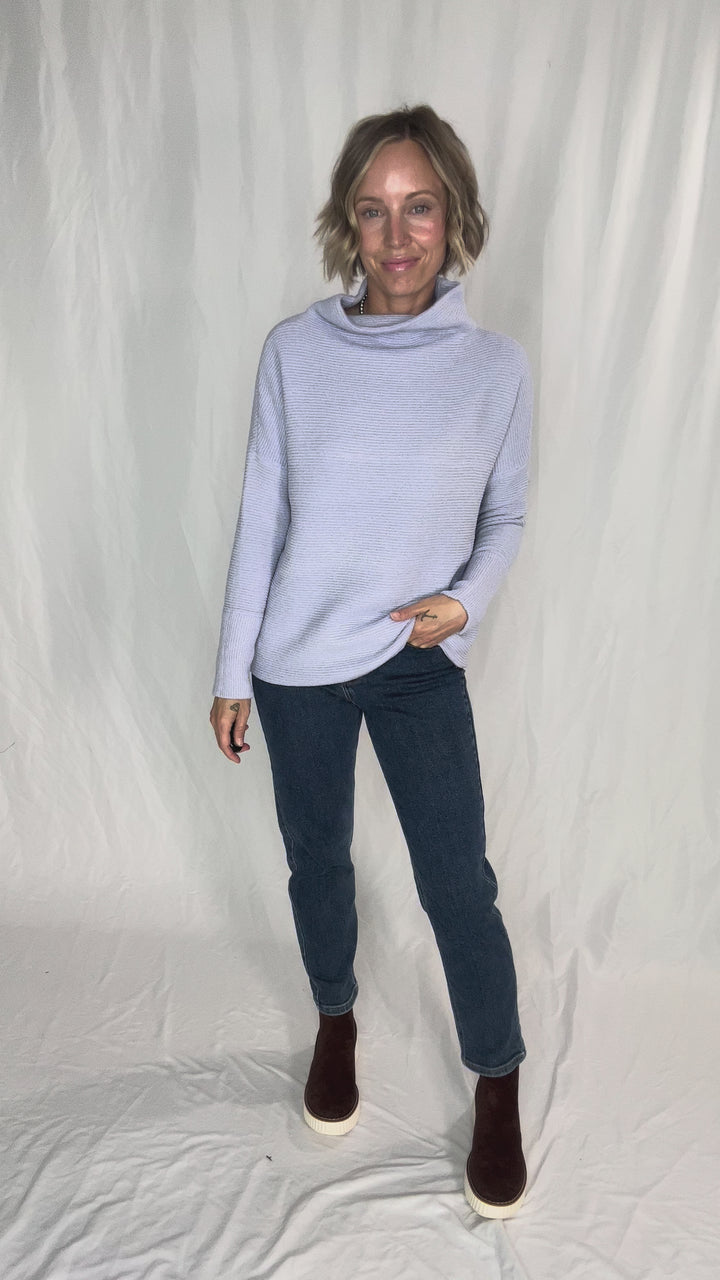 RD STYLE Nancy Ottoman Tunic- LAVENDER BLUE