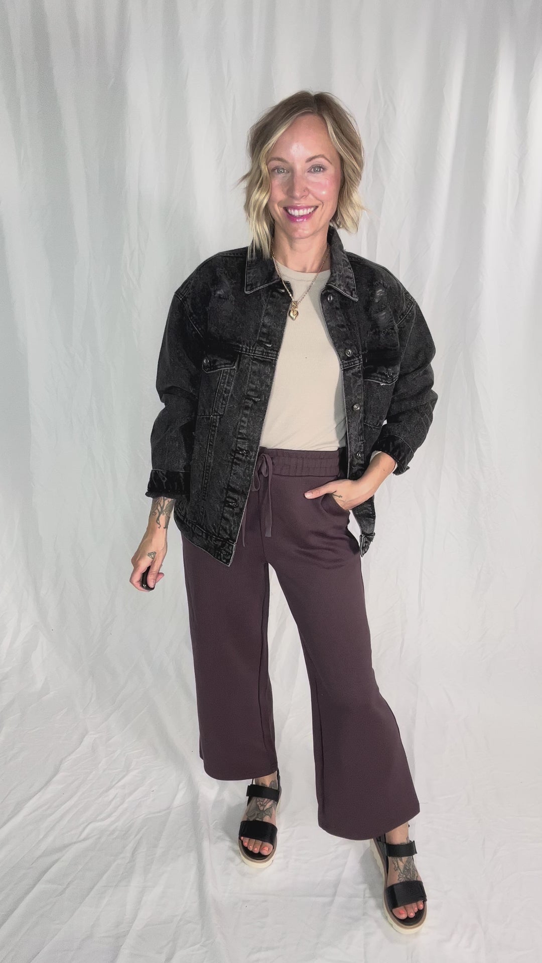 Beth Ribbed Long Sleeve- SHELL